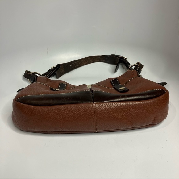 Dooney & Bourke safari brown pebbled leather shoulder bag - Picture 9 of 9